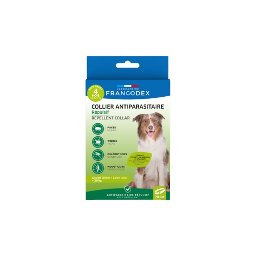 新綠野防水驅蟲頸圈 -大型犬