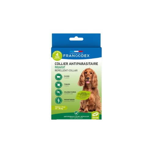 新綠野防水驅蟲頸圈 -中型犬